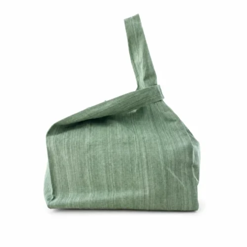 Teixits Vicens Stofftasche aus Mallorca - Olivgrün uni