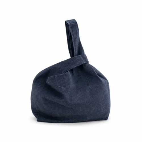 Teixits Vicens Stofftasche aus Mallorca - Schwarz uni